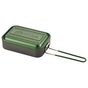Supervision Attached Color Aluminium Mess tin 1000 ml Green