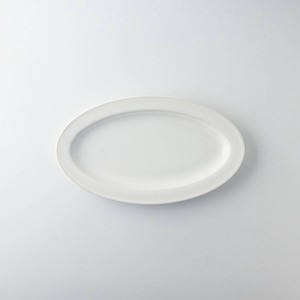 Miyama 24 cm Plate Milky White MINO Ware