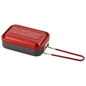 Supervision Attached Color Aluminium Mess tin Red