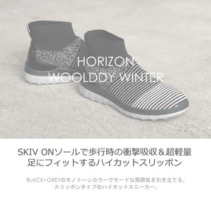 horizon wooldy winter メンズ ニットブーツ ソックススニーカー ccilu　2021秋冬ブーツ