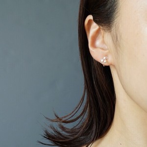 スターレットアシンメトリーノンホールピアス (clip earrings