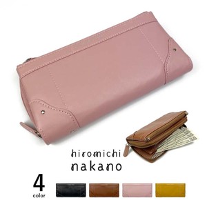 全4色！hiromichi nakano ヒロミチ・ナカノ ソフト合皮 2つ折り 長財布 ロングウォレット(6hnl72)