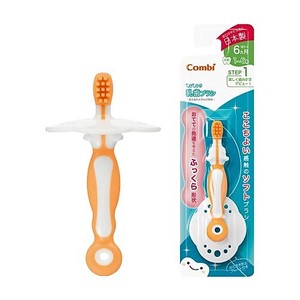 Combi Teteo First Tooth Brushing For Baby Teeth Refill Step1