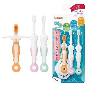 Combi Teteo Polishing Baby Teeth Brush Set