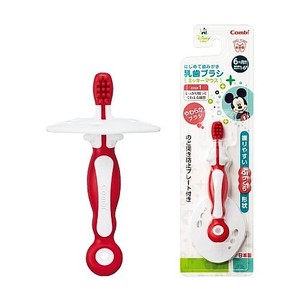 Combi Teteo First Tooth Brushing For Baby Teeth Refill Step1 Mickey Mouse
