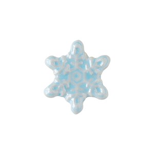 Snow crystal Hexagonal Aqua Chopstick Rest