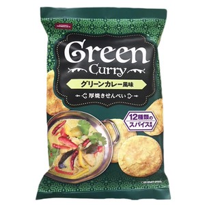 Grilled Rice Cracker Green Curry