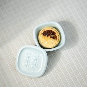 Miyama crust Last Square Cup Set Celadon MINO Ware