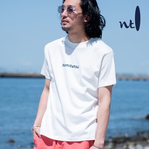 【波達､NAMITATSU】オーガニックコットン プリント Tシャツ