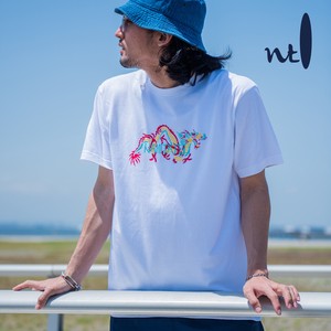 【波達､NAMITATSU】5.6oz ヘビーウェイト プリント Tシャツ
