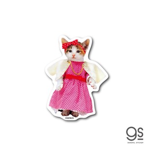 なめ猫 ミニステッカー ドレス キャラクターステッカー 懐かし なめ猫グッズ 昭和 レトロ 猫 LCS1429