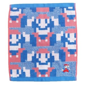 【ハンドタオル】スーパーマリオ ジャガードウォッシュタオル エンドパターン