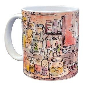 Mug Kitchen illustrator Pottery