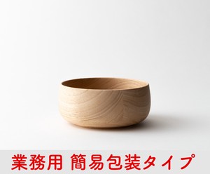 【簡易包装】14cm サラダボウル 丸 ラバーウッド【taffeta（タフタ）】