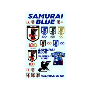 クリアステッカーセット サッカー日本代表チーム 「SAMURAI BLUE」 モデル