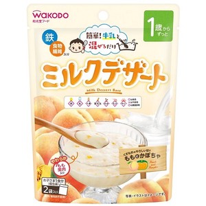 Asahi Group Foods Milk Dessert peach and pumpkin