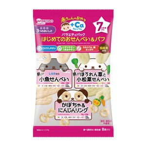Asahi Group Foods Baby's snack + Ca Variety Pack Hajimete no Senbei & Puff