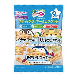 Asahi Group Foods Baby's snack + Ca Variety Pack Stick Cookie & Biscuit