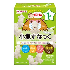 Asahi Group Foods Snack for 1 year old and up + DHA Small Fish Snack