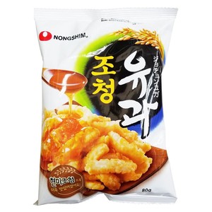 韓国食品 農心 ジョチョン油菓 80g 韓国お菓子 甘いお菓子