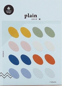 Journal Plain 5 6 Colorful Oval 3 Pcs