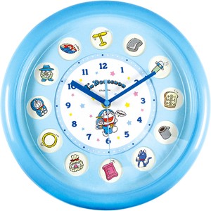 Doraemon Wall Clock Plush Toy