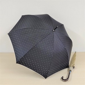 レディース雨傘　ドットプリント　ジャンプ傘　日本製