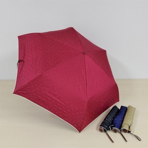 レディース雨傘　ドットプリント　ミニ傘　日本製