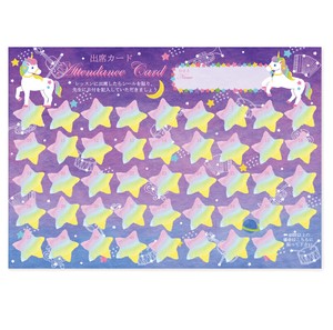 Planner/Notebook/Drawing Paper Unicorn card 10-pcs