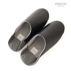 Room Shoes Slipper Faux Leather