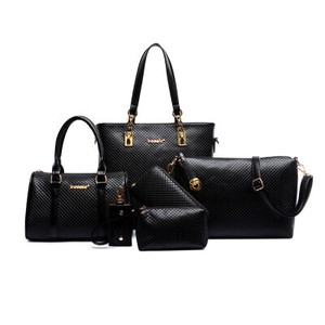 Handbag black Ladies' M 6-pcs Autumn/Winter
