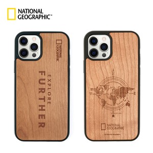 [公式ライセンス品]iPhone 12 mini対応 National Geographic Nature Wood Carving Case
