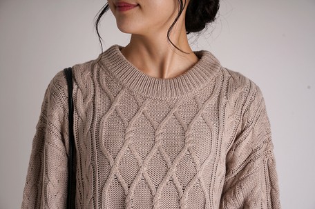 Middle Cable Knitted Import Japanese Products At Wholesale Prices Super Delivery