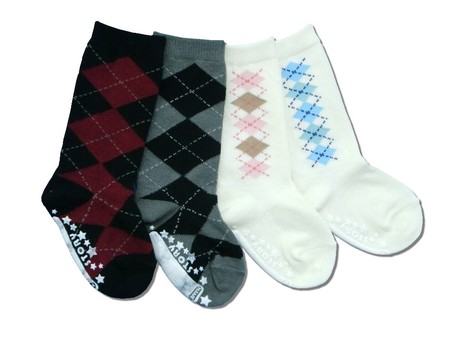 baby argyle socks