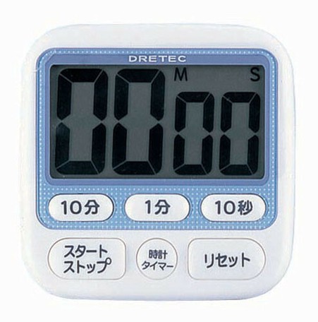 セレクトag特別価格 ドリテック 時計付大画面タイマー T 140blの商品ページ
