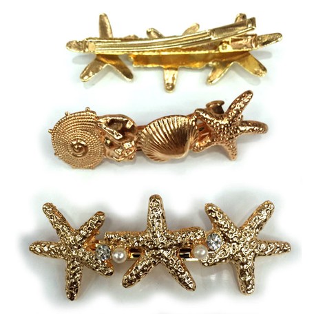 starfish hair clip