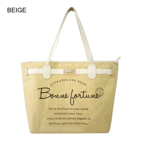 alphabet canvas tote bag