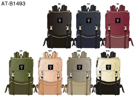 anello gold buckle backpack