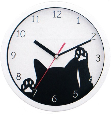 Wall Clock Circle White Cat Clock Export Japanese Products To