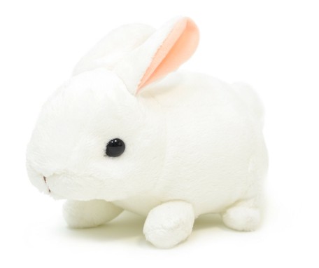 white rabbit soft toy