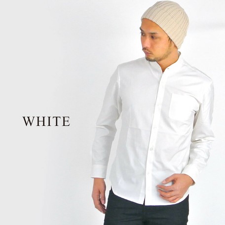 Deedope Band Color Shirt Long Sleeve Shirt Dress Shirt Navy Sax