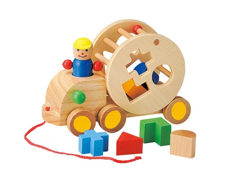 wooden toy track