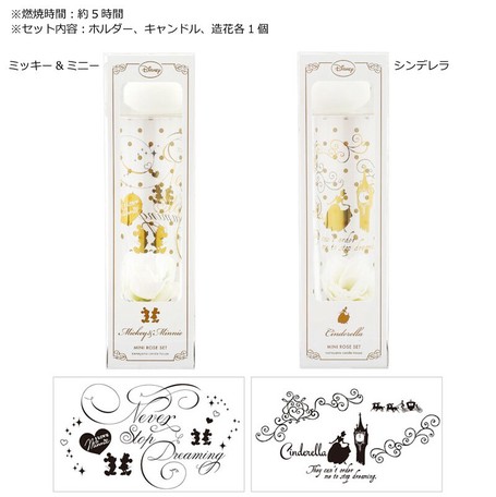 Lehoご予約承り中 キャラクターグッズ特集 ディズニー ミニローズセット 空間系