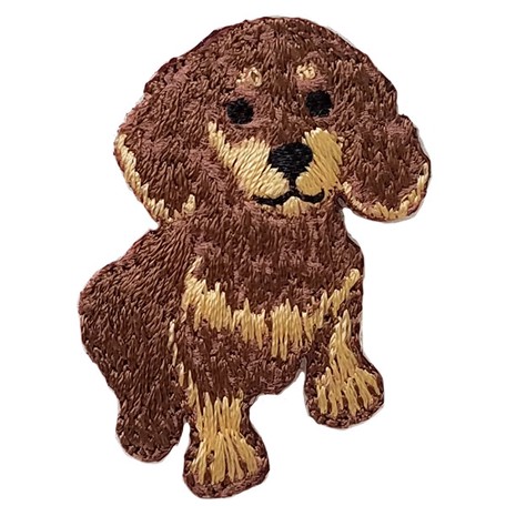 アイロン ワッペン ダックス かわいい犬モチーフの刺繍ワッペン アップリケの商品ページ 卸 仕入れサイト スーパーデリバリー