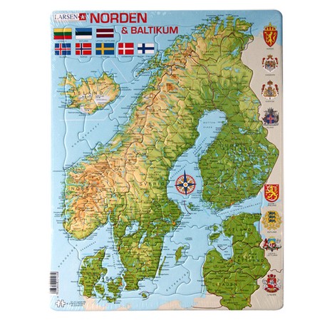 北欧の地図 ジグソーパズルの商品ページ 卸 仕入れサイト スーパーデリバリー