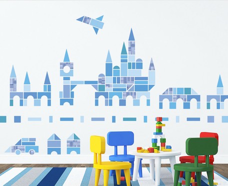 blue building blocks