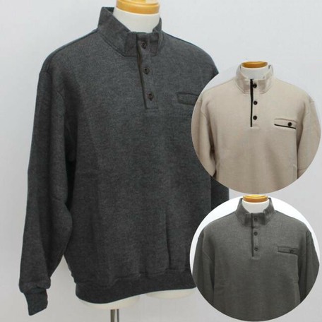 sweatshirt with attached collar