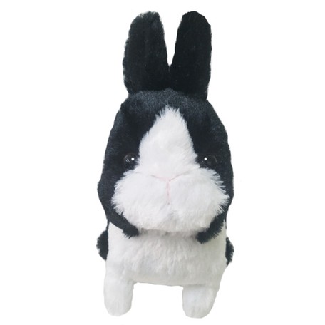 black plush bunny