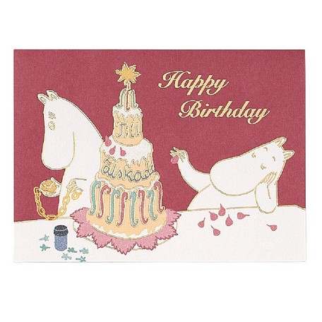 誕生日 ムーミン グリーティングカード ケーキ の商品ページ 卸 仕入れサイト スーパーデリバリー