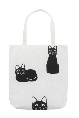 Hand Towel Tote Black Cat Cat Hand Towel Tote Bag Hand Maid